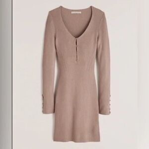 ✨Abercrombie Henley Sweater Dress✨